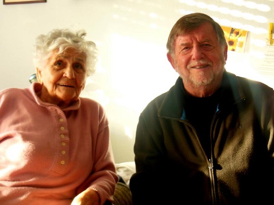 Bild (privat): Irmgard Schäuffele und Bruno Kneisler