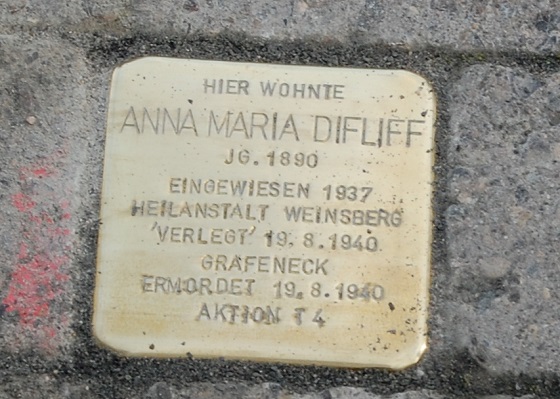 Stolperstein Grossaufnahme